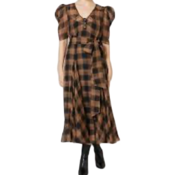 Temperley London silk cotton blend dress - Picture 2 of 3